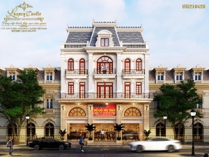 Hoàng tráng với showroom 5 tầng kiểu Pháp để ở và kinh doanh tại Nam Định SR210425