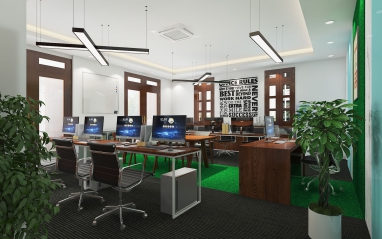 Mẫu thiết kế nội thất văn phòng hiện đại đẹp nhất 2020