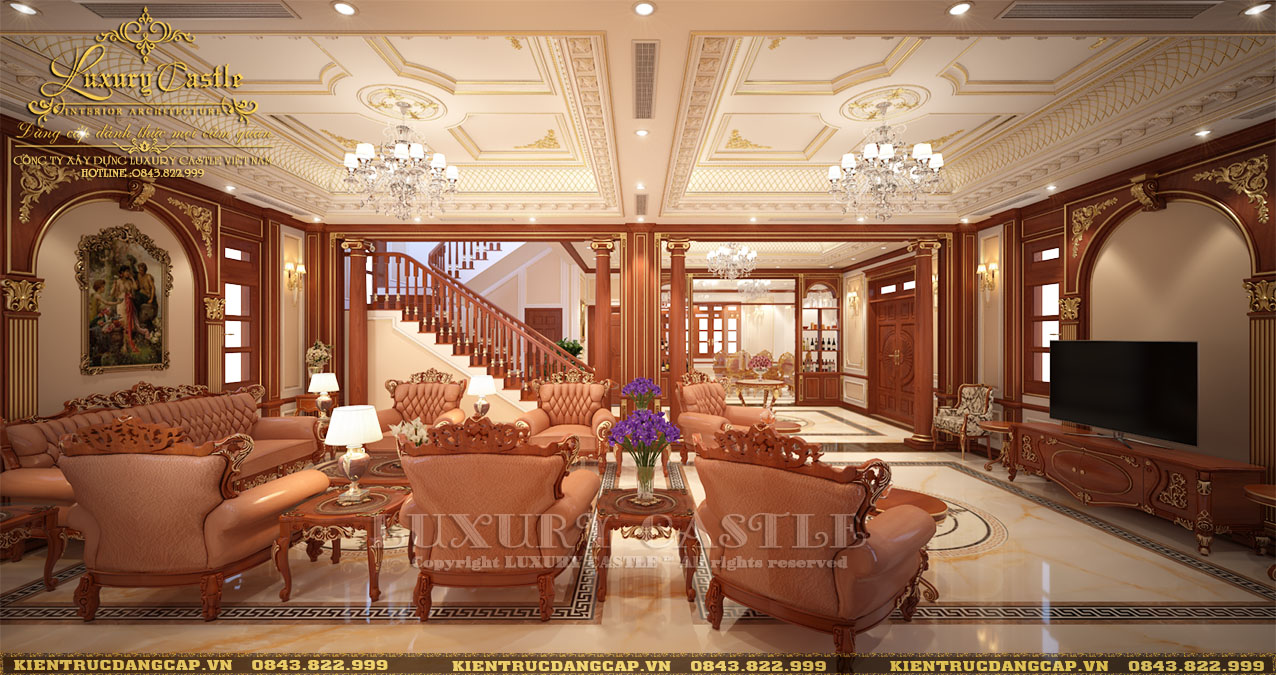 Thiết kế nội thất tân cổ điển đẹp tại Bình Dương - ACHI 01018